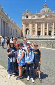 I giovani consiglieri comunali dell'Istituto Rosmini in visita a Roma